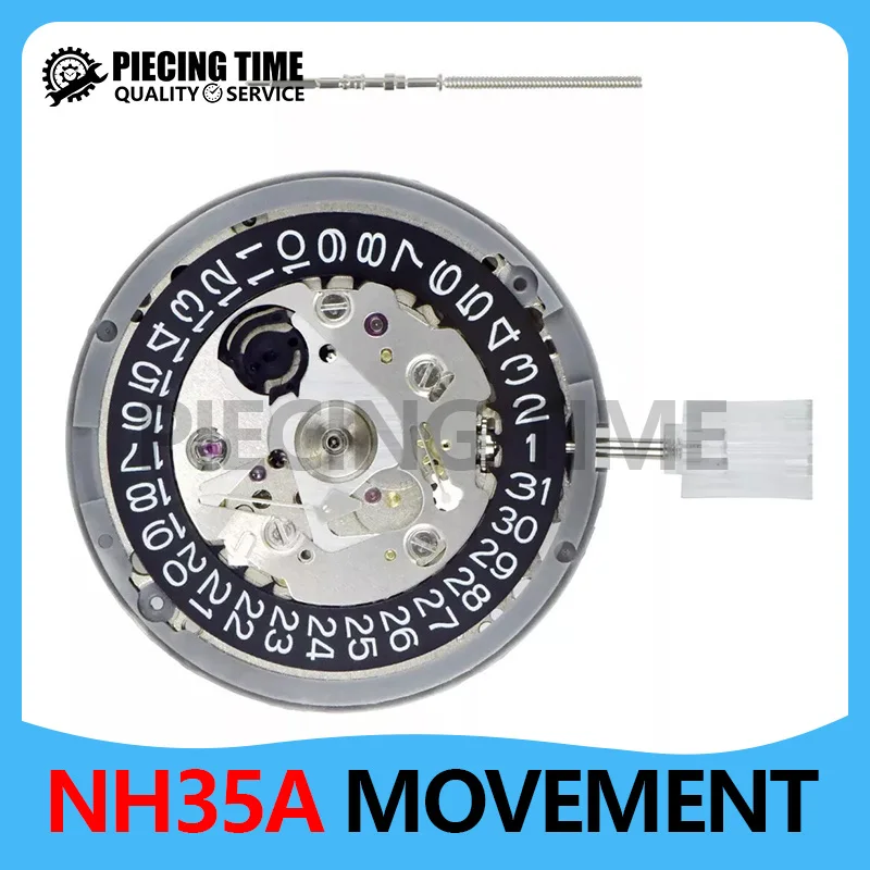 Mechanical Watch Men's Watch NH35 Movement Accuracy Mechanical Watch Date Setting 24 Jewelry High Precision