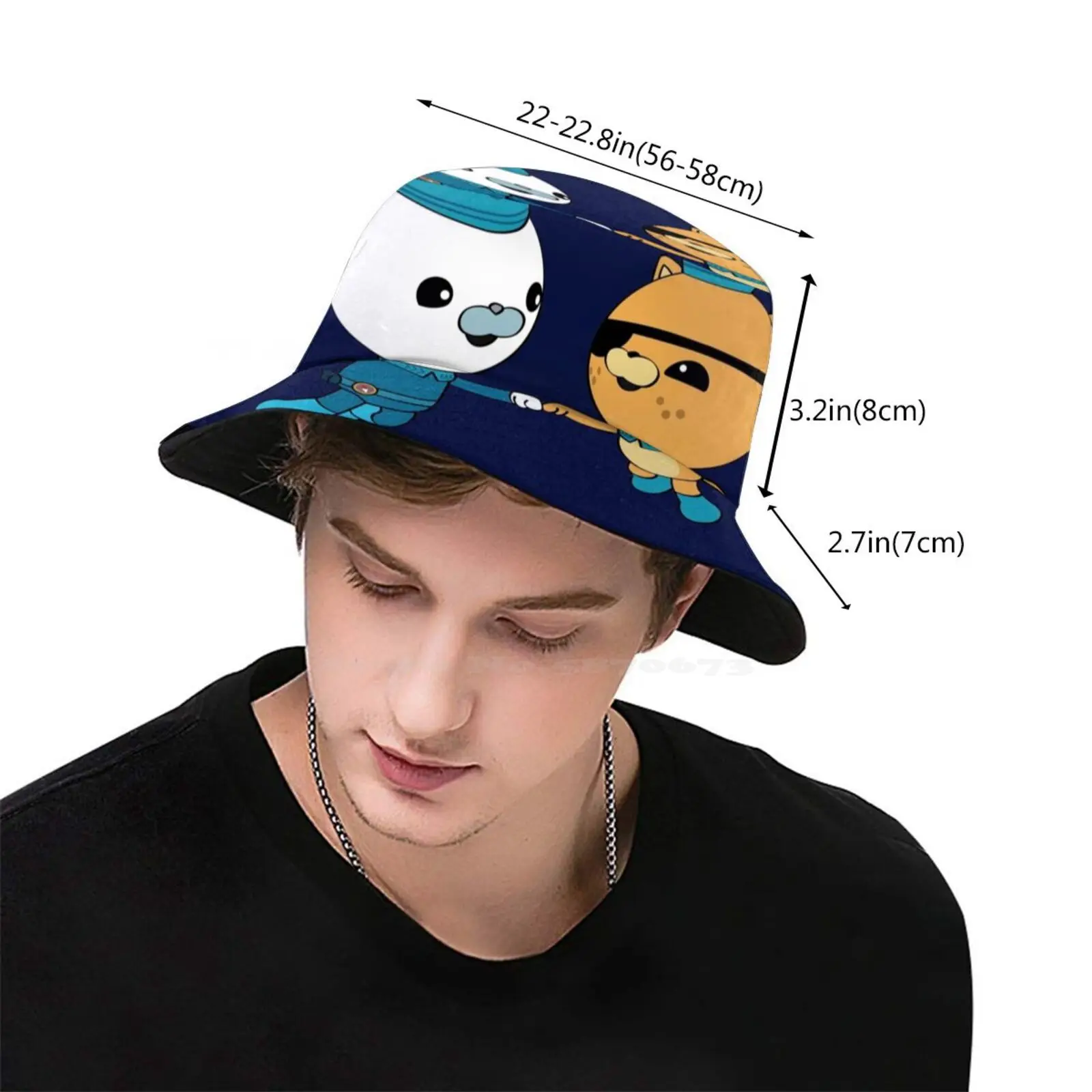 Octonauts Friends Sun Cap Fisherman Hat Bucket Hats Octonauts Idea For Kids Christmas Cartoon Kwazii Peso Captain Barnacles image 3