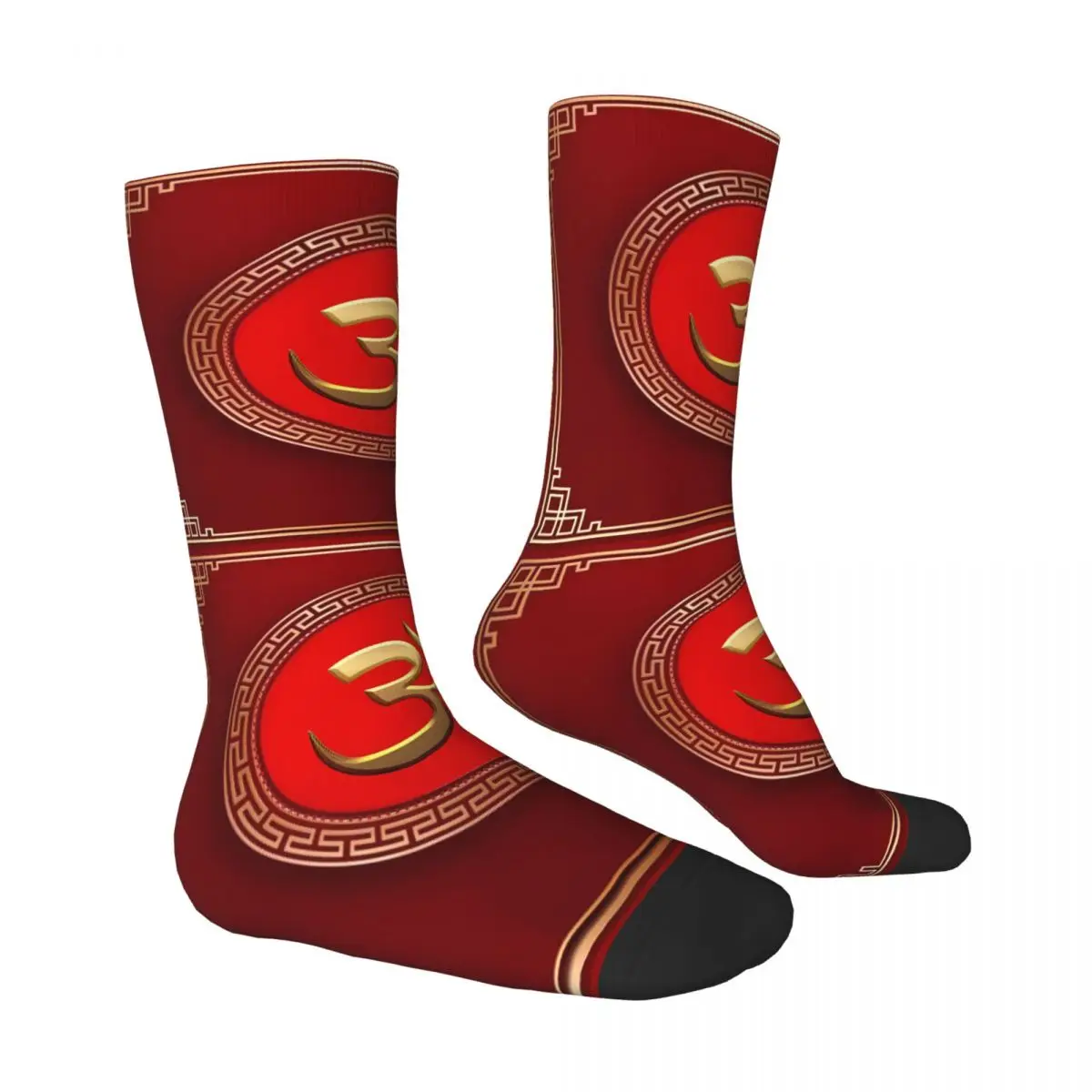 Buddhism Sock Printed Man Polyester