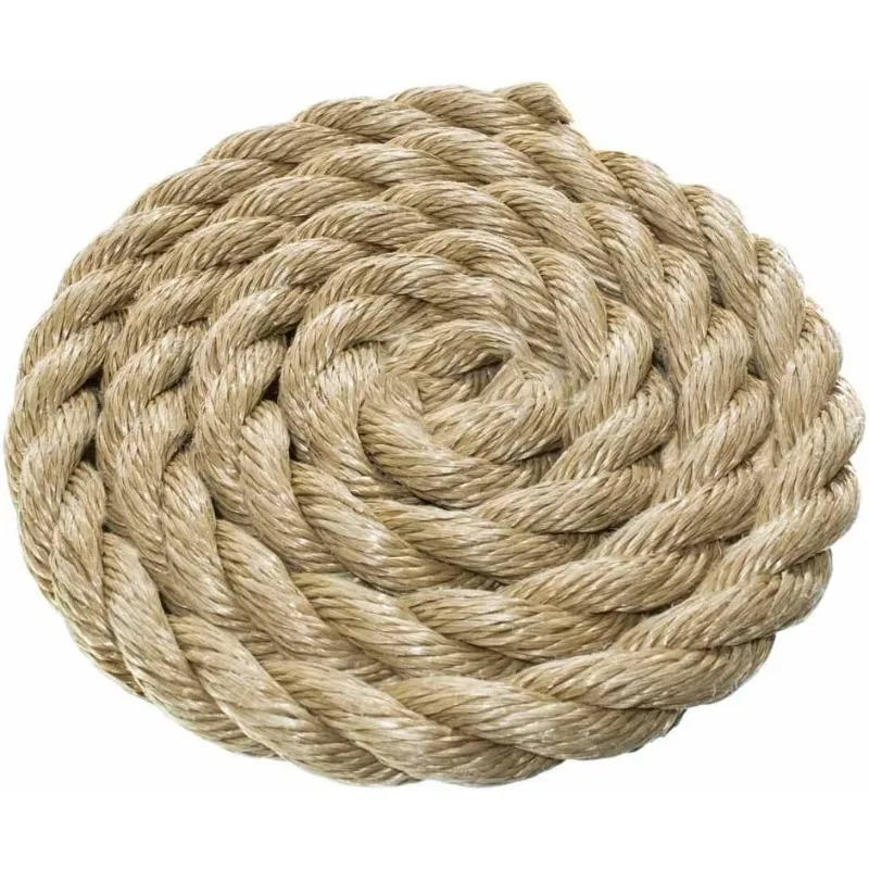 Paracord Planet 3 Strand Twisted ProManila Polypropylene Rope for Landscaping and Nautical – 1 Inch (600 ft)