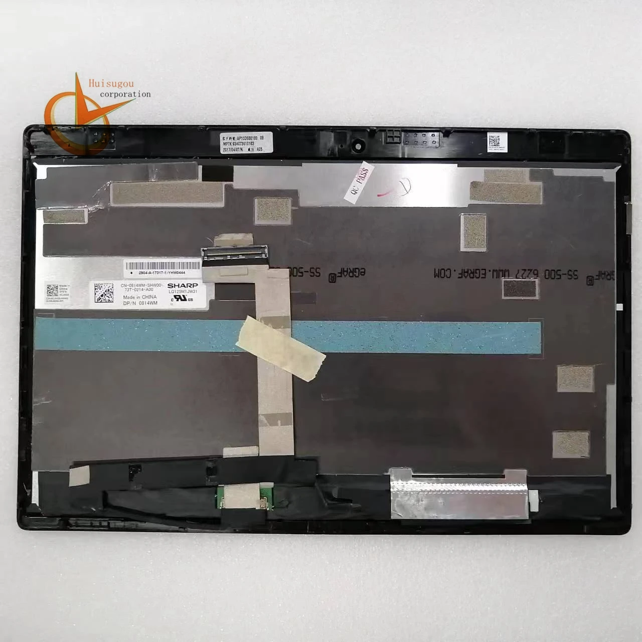 For Dell XPS 12 9250 7275 Latitude Tablet 12.5 inch FHD 1920X1080 or UHD 3840x2160 With Touch LCD Screen Assembly Replacement