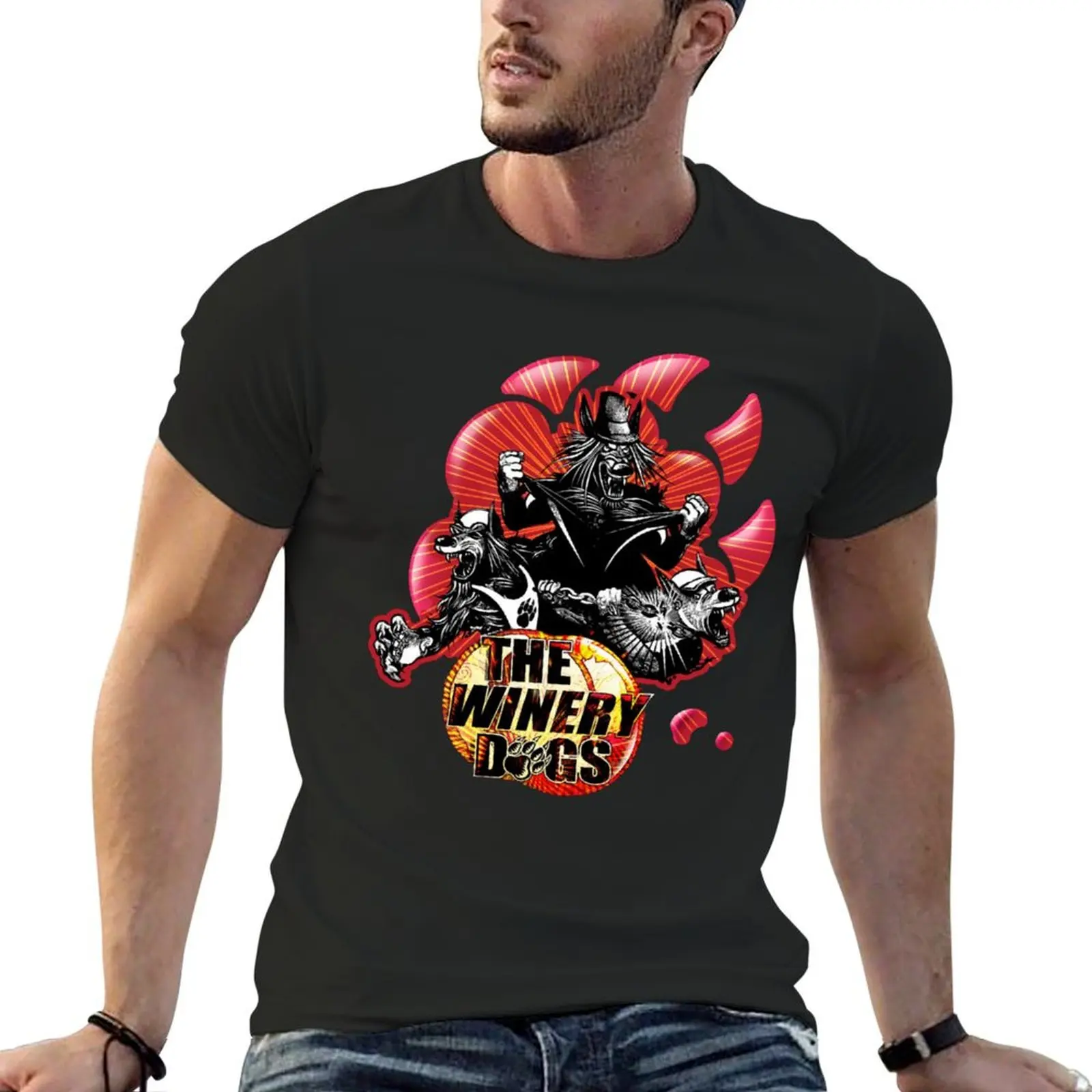 

the winery dogs T-Shirt new edition oversized graphic tee t shirts for men cotton
