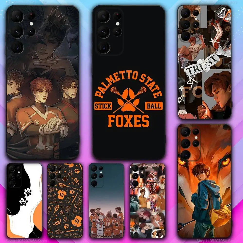 

The F-Foxhole C-Court Foxes Phone Case For Samsung S30,S25,S24,S23,S22,S21,S20,Fe,Lite,5G,Ultra,Plus Black Cover