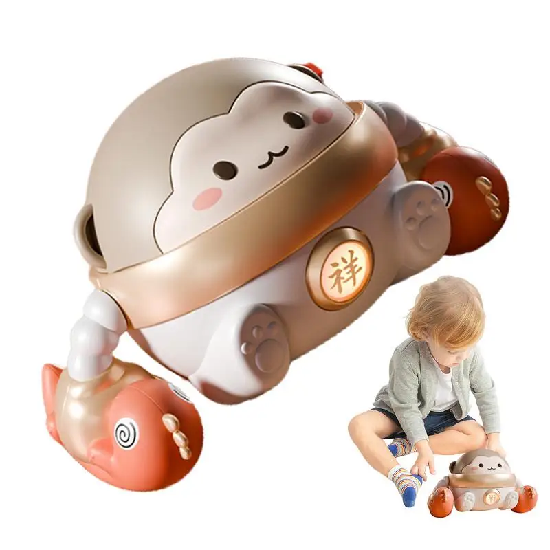 

Musical Monkey Toy Electric Toys Crawling Tumbling Monkey Toddler Toys Cartoon Monkey Educational Toys Interactive Toys With