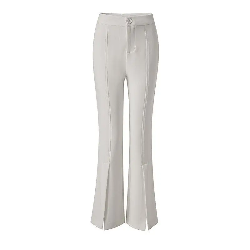 

High Waist Wide Leg Pants Women's Fashion Slimming Design Spring 2026 Cleanfit Trousers Polyester Material Online Exclusive