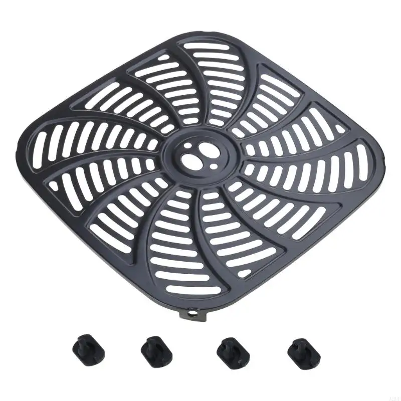 A2UEエアフライヤーパッドエアフライヤープレートスクエアエアフライヤートレイグリルプレートGAF798エアフライヤー用多機能調理ツール