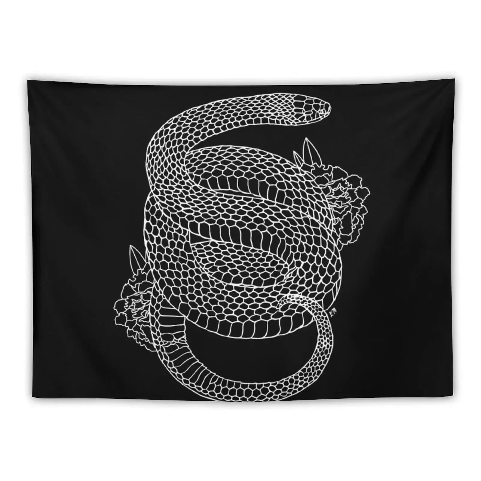 

Le Serpent Tapestry Bedroom Deco Room Decor Korean Room Decor Decoration Wall Tapestry