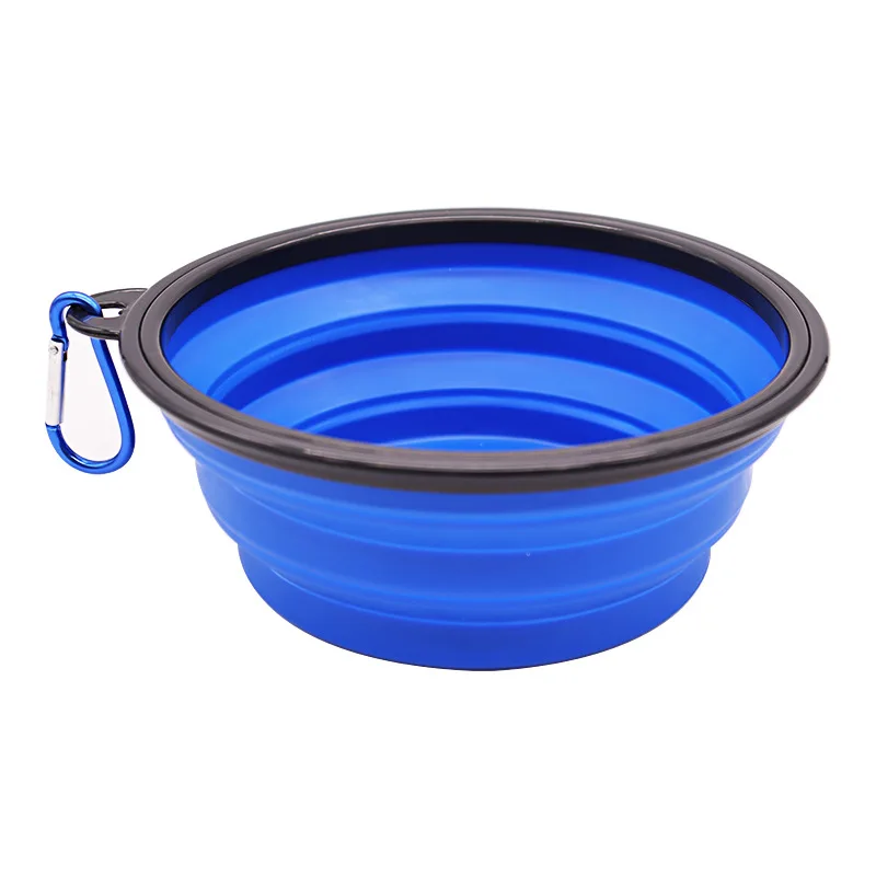 

Foldable Silicone Pet Bowl, Portable Puppy Food Container, Collapsible Feeder for Outdoor Camping, Dog Accessories, 350ml