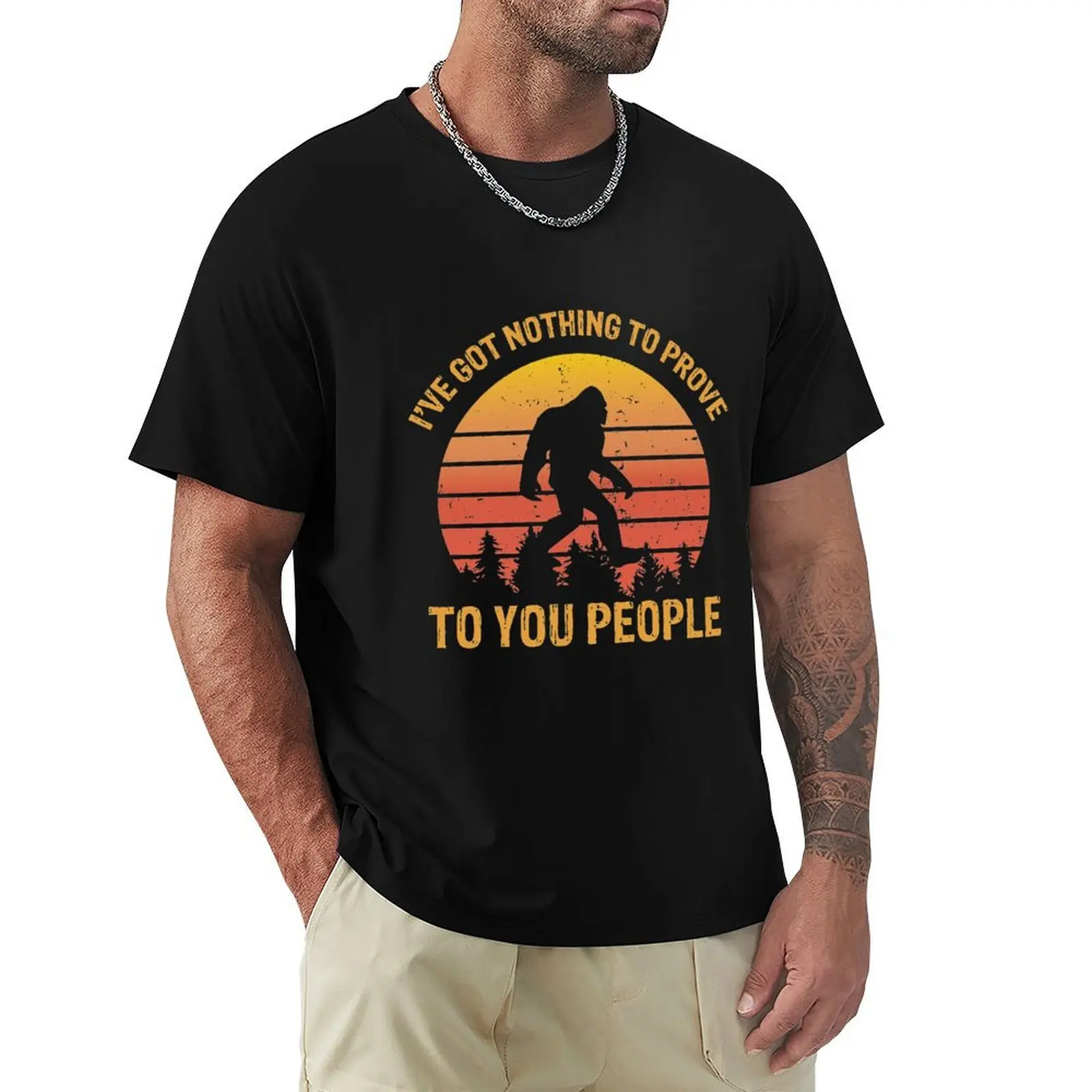Je n'ai rien à prouver. T-shirt classique à manches courtes pour festival.