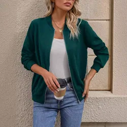 Fashion Women Jacket  Spring Autumn Casual Bomber Thin Short Coats Woman Tops Chaquetas Para Mujeres Y2k Tops Casacos Курточка