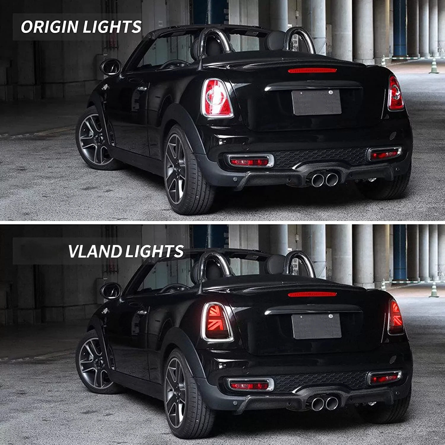 Pair Smoke Tail Light Assembly For Mini Cooper R56 R57 R58 R59 2007-2013 Car Rear Lamps Left And Right Side