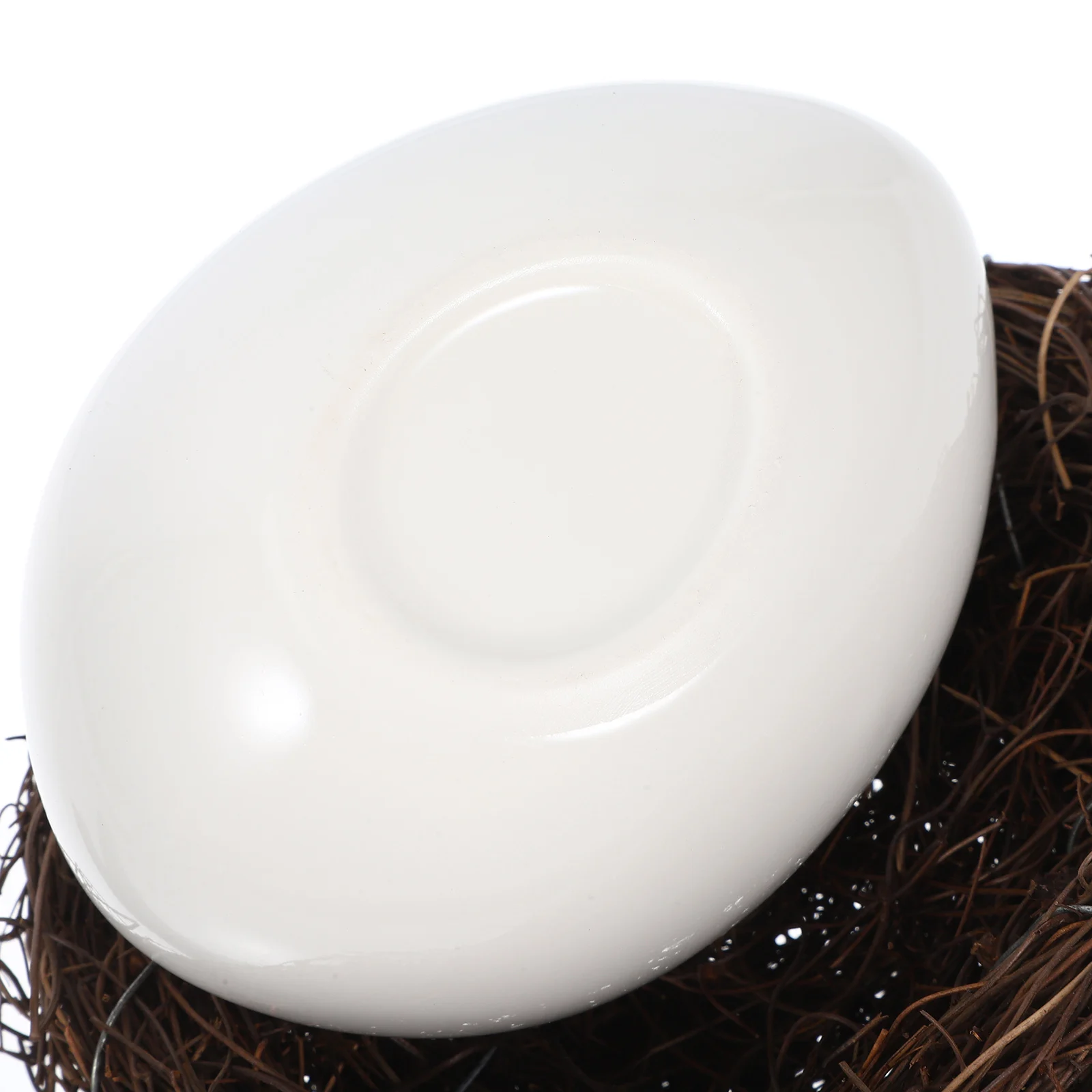 

1pcs Eggshell Dessert Bowl Ceramic White Kitchen Bowls Ice Cream Fruit Food Container Household Decorative Snack Dish Wedding