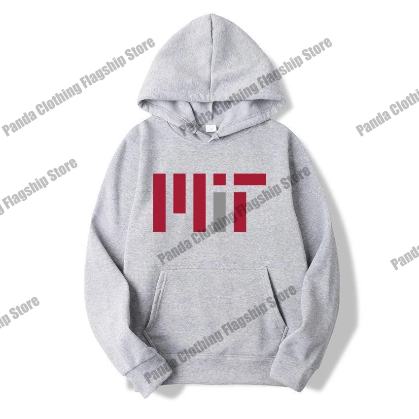 MIT, una universidad de fama mundial, sudadera con capucha para hombre, estilo preppy, sudadera cálida de otoño e invierno para hombre y mujer