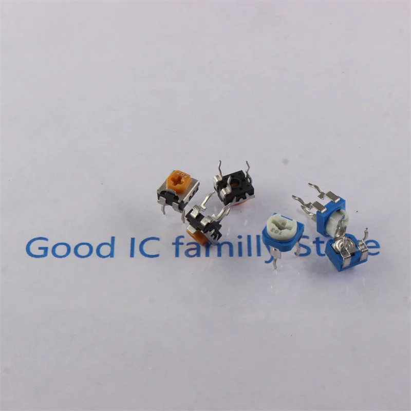 10pcs RM065 WH06-2C Series 200 500 1K 2K 5K 10K 20K 50K 100K 200K 500K 1M Ohm Trimpot Trimmer Potentiometer Variable Resistor