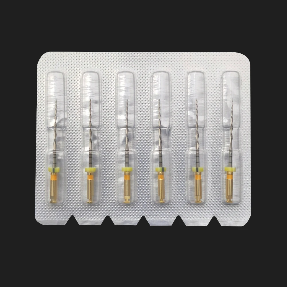 Zahnärztliche rote Feilen R25 R40, Dental-NITI-Feilen R50, Endodontische Feilen, Wurzelkanal-Zahnheilungsinstrumente – Detail 4