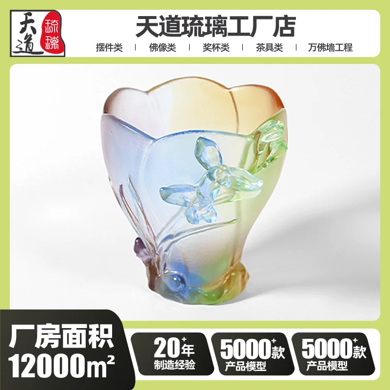 cb-a  Guofeng glazed master teacup, tea set, new Chinese literati cultural and creative wholesale
