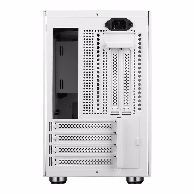 Imagem -06 - Sama Im01computer Case Gaming pc Chassis para M-atx Itx Mainboard Suporte Atx Sfx Power 120 240 mm Refrigerador Radiador Branco