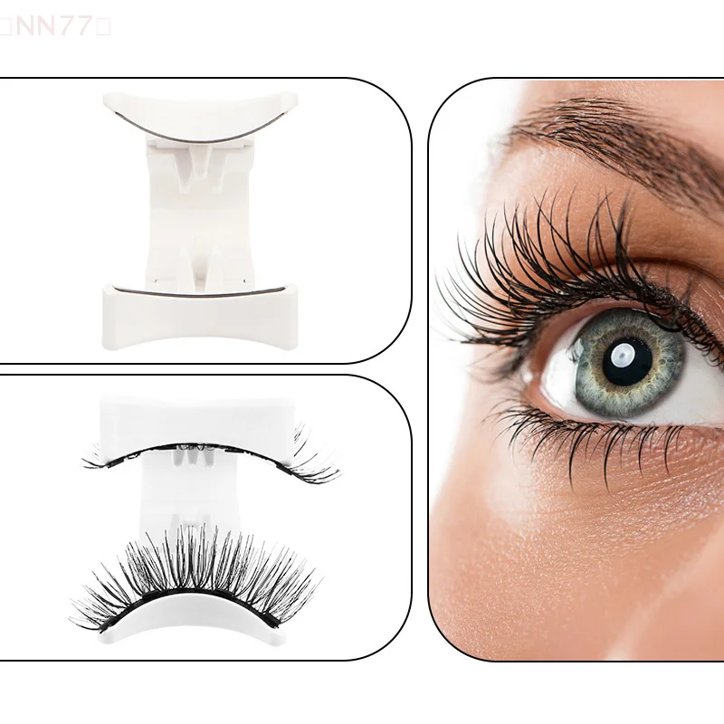 2 paia ciglia finte magnetiche 3D ciglia magnetiche riutilizzabili con 4 pinzette magnetiche senza colla necessaria estensione ciglia naturali
