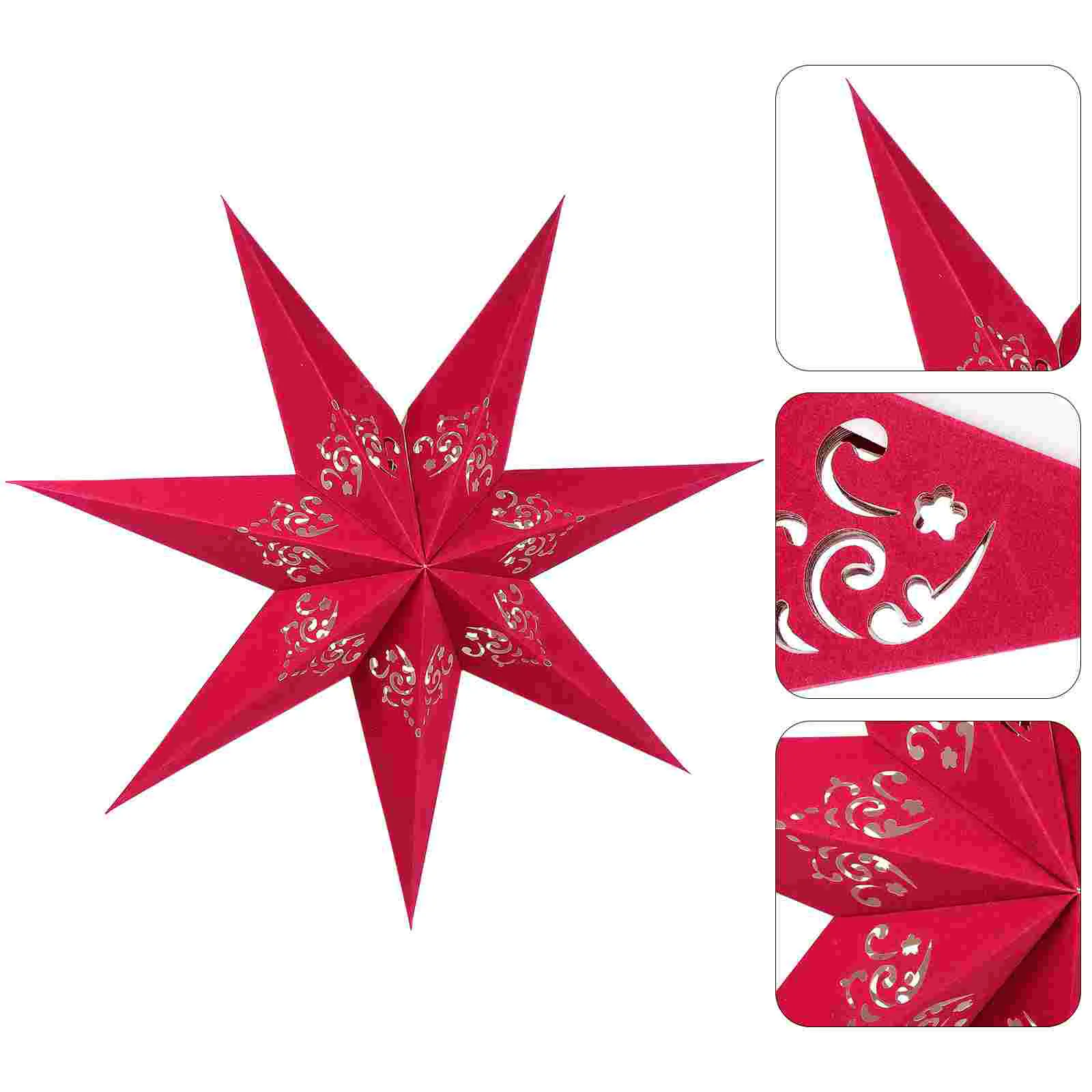 Star Lampshade Attractive Xmas Ceiling Light Decor Decorations Home Paper Creative