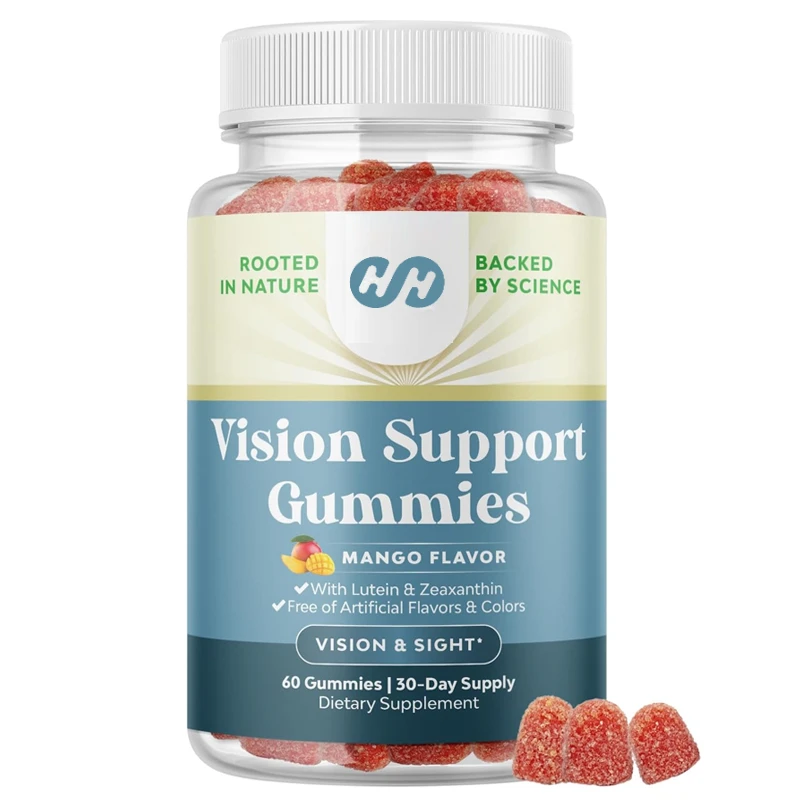 

Жевательные конфеты с лютеином для взрослых, витамин для глаз с лютеином, для защиты зрения и от синего света — подходит для взрослых при сухости глаз и усталости глаз.