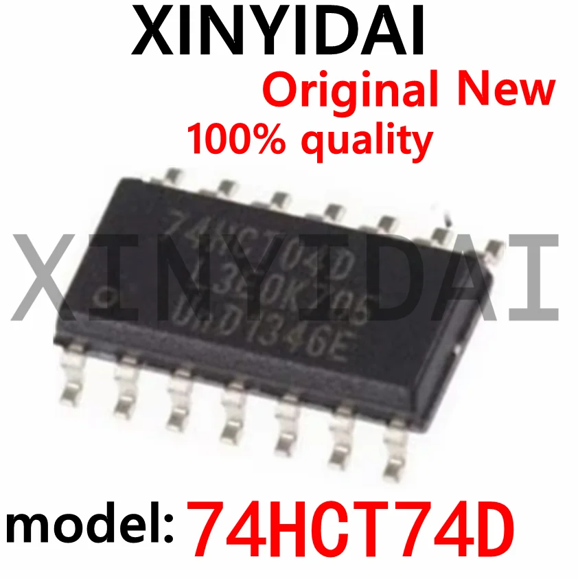 

10PCS/LOT 74HCT74 74HCT74D SN74HCT74DR SMD SOP-14 logic chip In Stock NEW original IC
