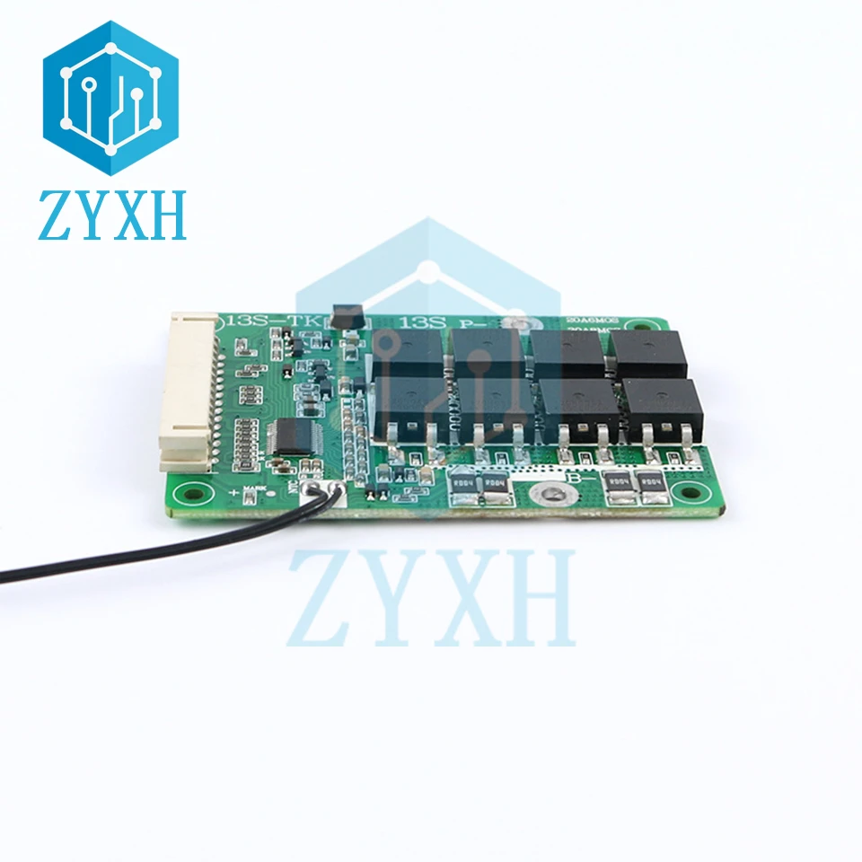 BMS 13S 48V 20A 30A 18650 Li-ion Battery Charge Board Balanced Equalizer Version with NTC Temperature Protection For Escooter