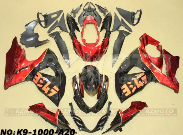 New ABS Motorcycle Fairings Kits Fit For SUZUKI GSX-R1000 K9 2009 2010 2011 2012 2013 2014 2015 2016 Custom Red Black