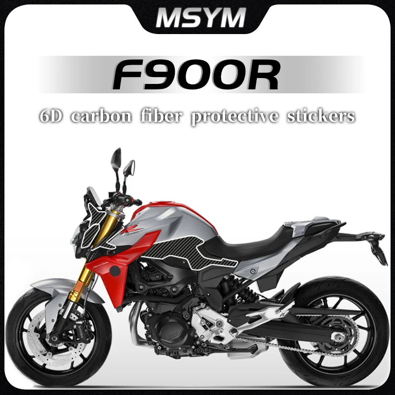

Motorcycle 6D carbon fiber protective stickers car body film waterproof decoration modificatio For BMW F900R F 900R F900 R f900r