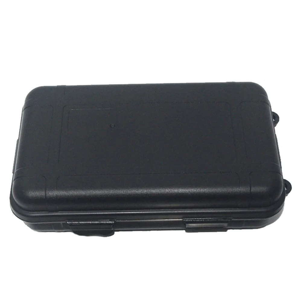 Outdoor Survival Box Container Portable Travel Storage Box Waterproof Shockproof Dustproof for Camping Hiking Boating