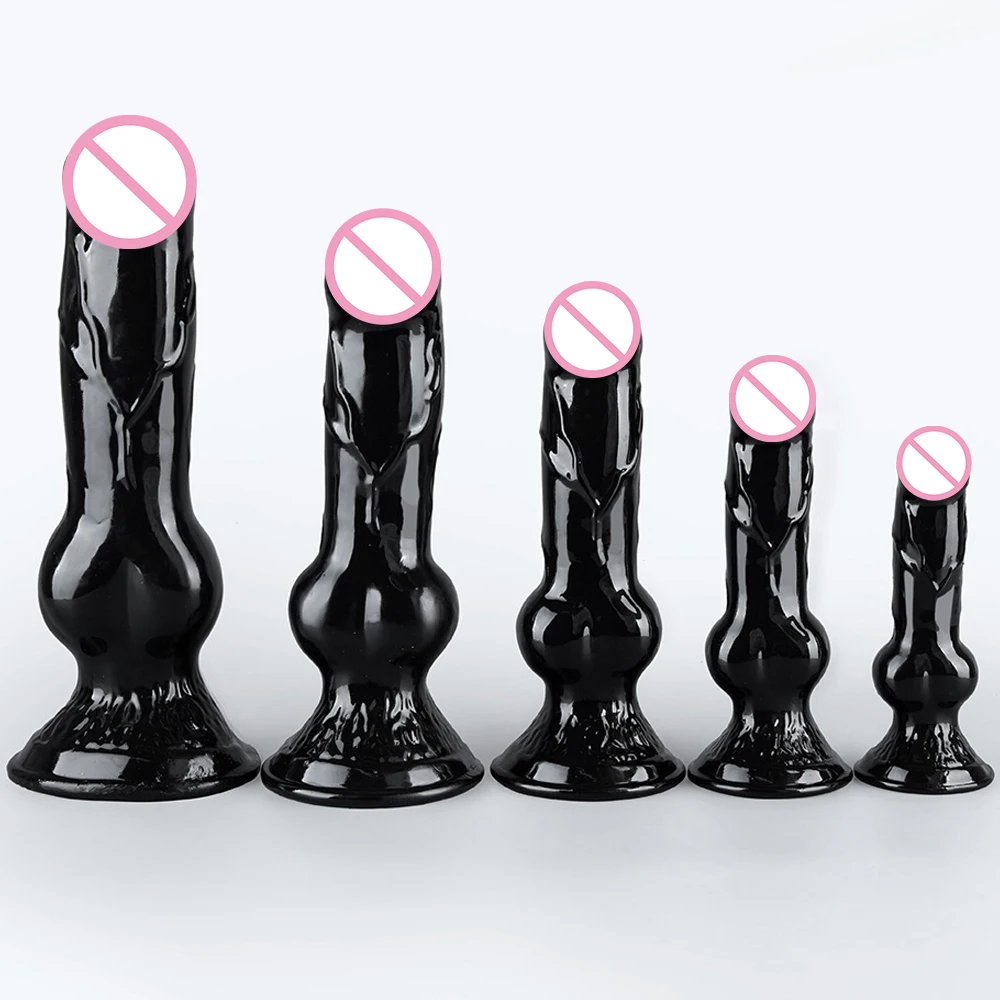 Realistic Wolf Dildo With Suction Cup Huge Jelly Penis Sex Toys for Woman Men Dick Cock Anal Butt Plug Erotic Goods Sexy Product