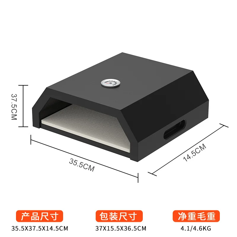 12 Inch Portable Gas‑Powered Pizza Oven Outdoor Backyard BBQ Pizza Grill Cooker for Camping view 5