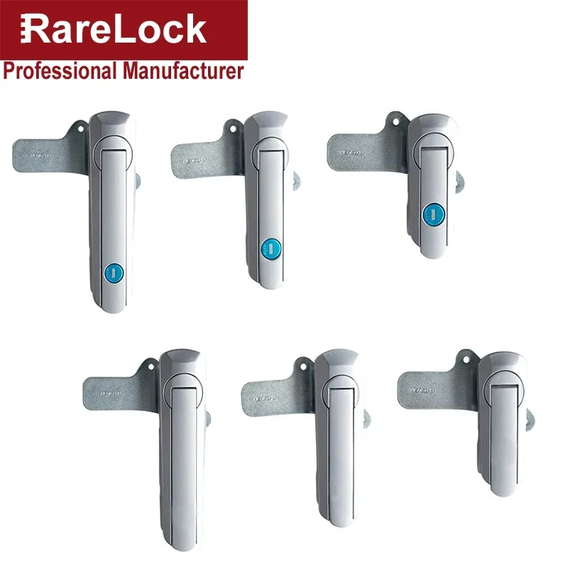 Cabinet Handle Key Lock or Keyless for Electronical Cabinet Gym Locker Metal Box Switchgear Shelves Hardware Rarelock MS551 i