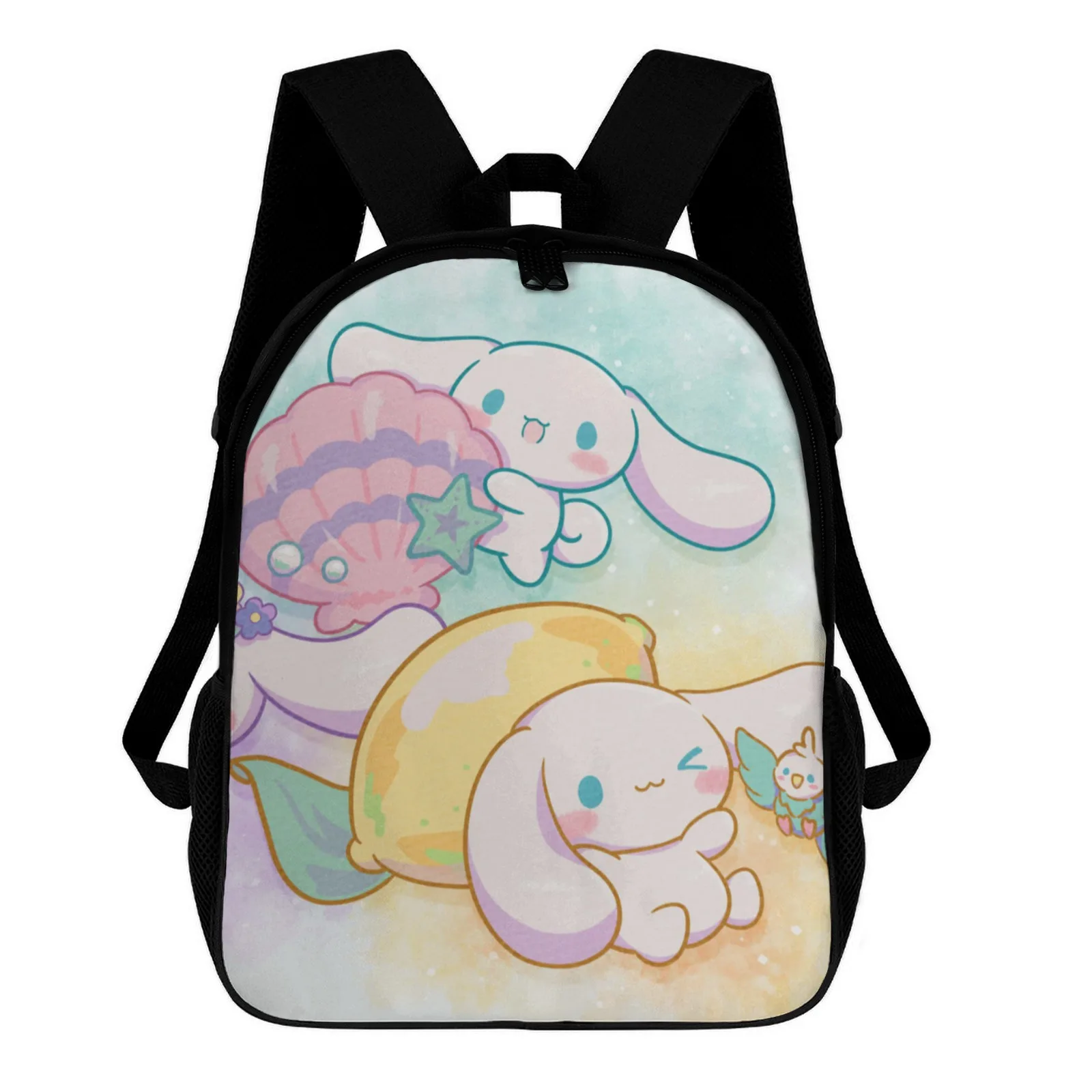

Cinnamoroll Cute Design Backpacks Printed Zipper Backpack Book Bag School Bags for Girls 12 Inch School Backpack Bag