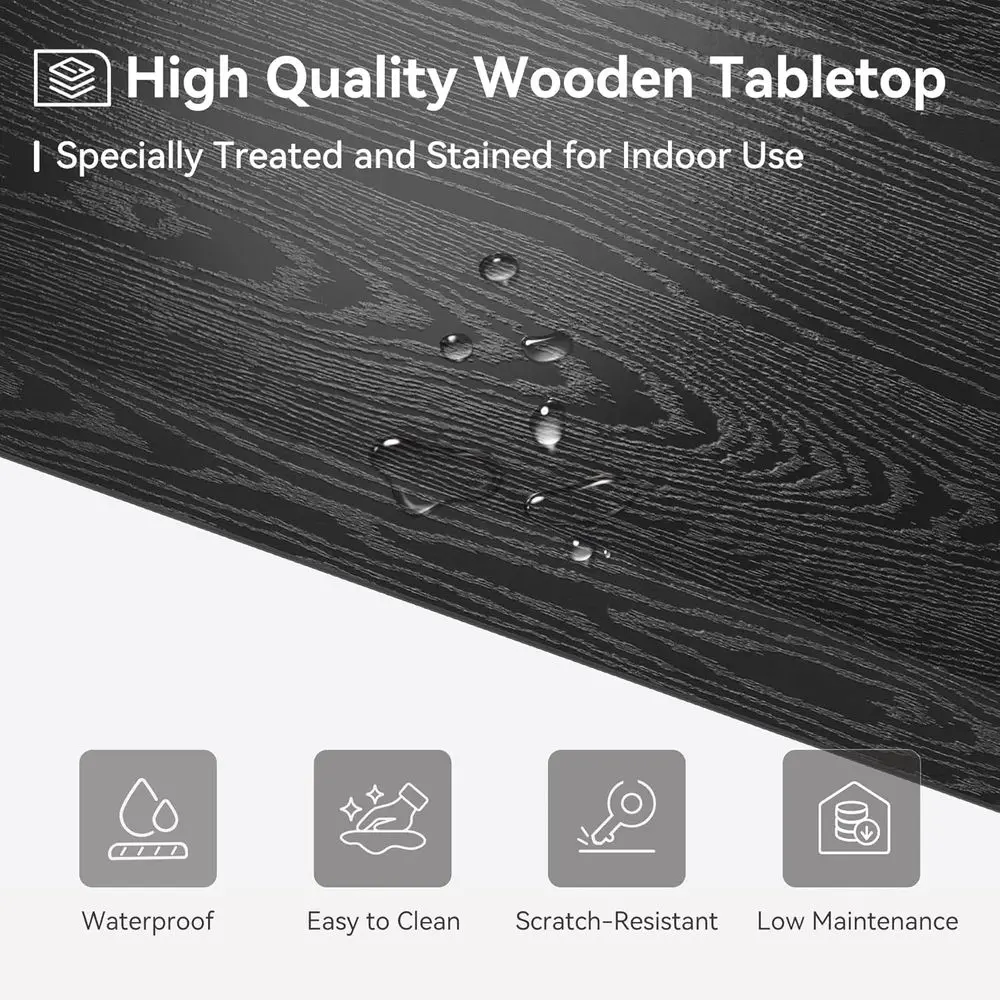 63 Compact 2-Tier Home Bar Table, Black Mini Bar Stand with Storage, Ideal Indoor Pub Counter