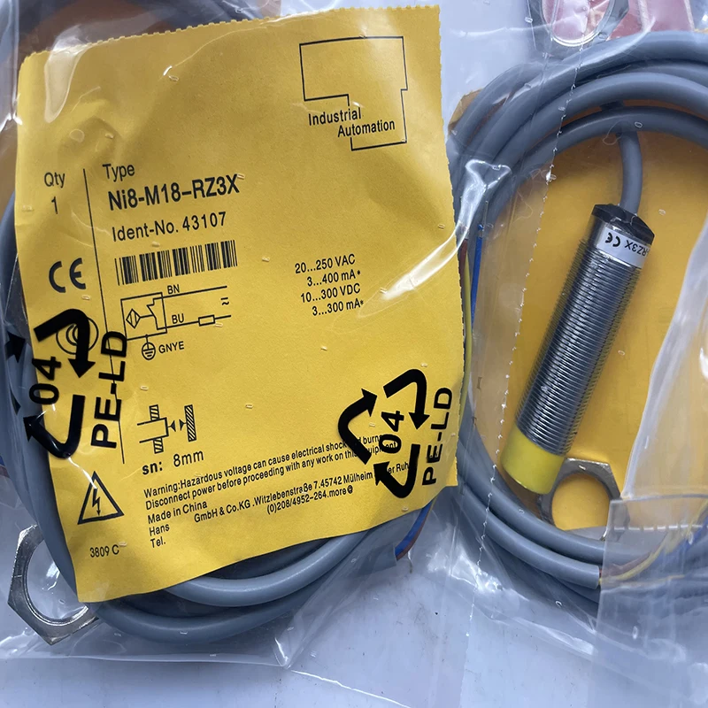 In Stock New Proximity Switch Sensor NI8-M18E-RP6X-H1143 NI8-M18E-RN6X-H1143 Reliable Gold Seller One-year Warranty