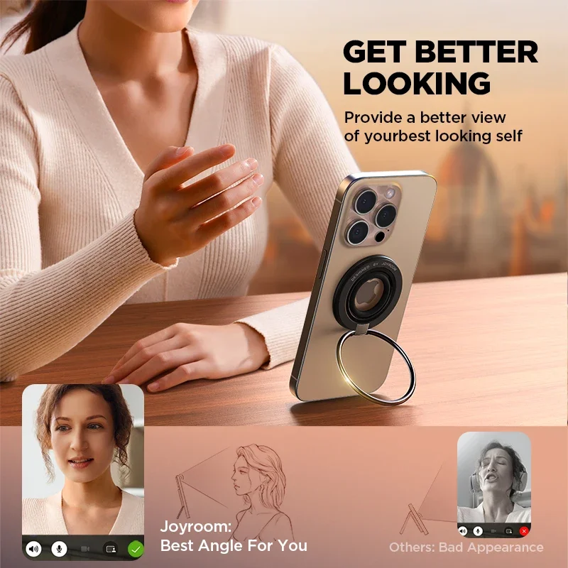 

Magnetic Ring Phone Holder, Kickstand Silicone Grip for iPhone 16 15 14 Pro Max, Colorful Stand Iphone stand holder Ring phone