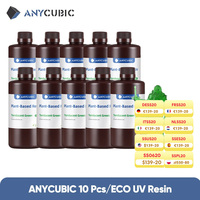 10KG  ANYCUBIC ECO UV Resin For LCD 3D Printer Low Odor Liquid 3D Printing Material Without Nasty Chemicals Plant Based UV Resin