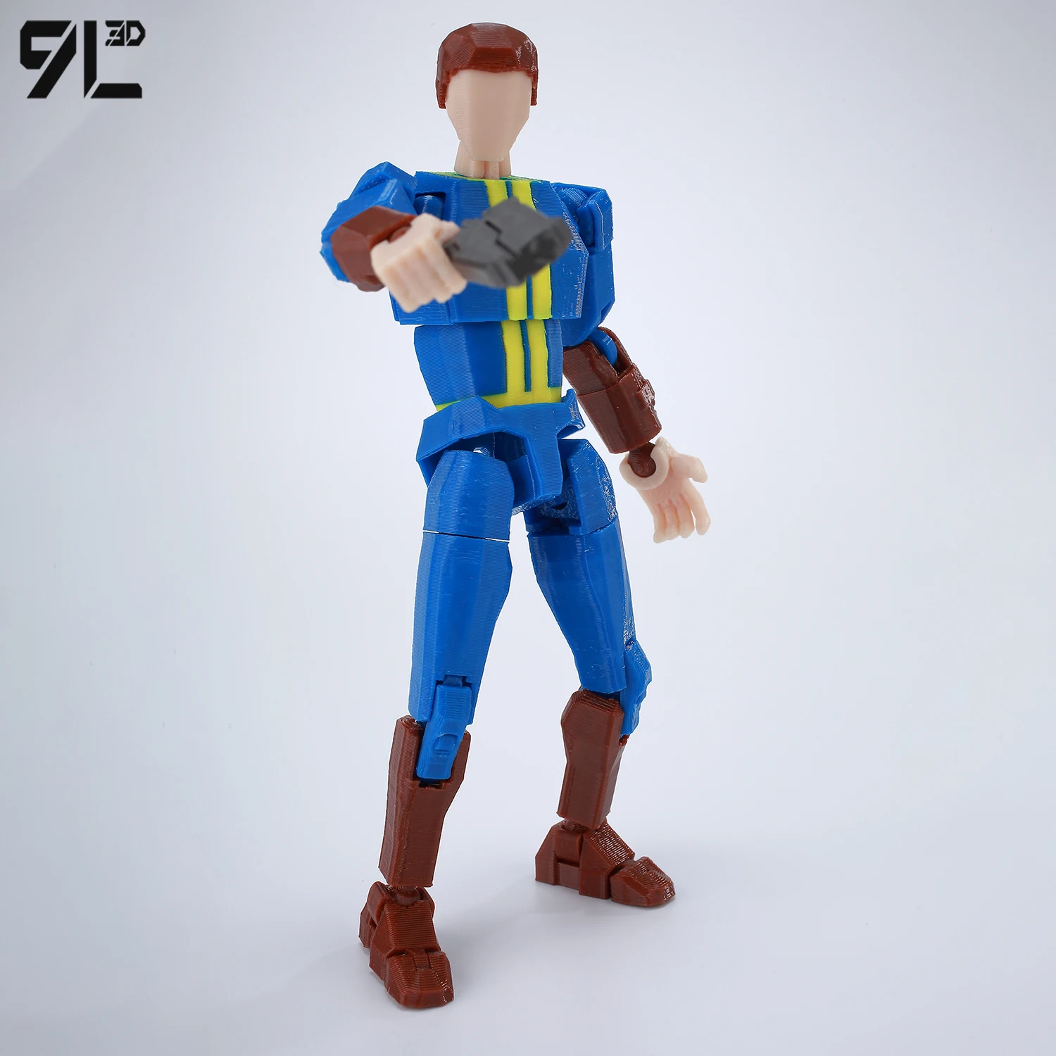9L3D Wasteland Nate bleu costume figurines T13 articulé mobile Lucky13 Titan13 imprimé Dummy13 jouets d'anniversaire pour enfants cadeaux