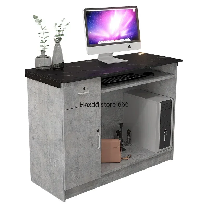 Simple Professional Office Furniture Beauty Center Reception Exhibitor Barber Shop Salon Counter Recepcion Desk Vintage