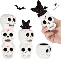 1Pcs Halloween Pumpkin Ghost Squeeze Pinch Toy Kids Favors Halloween Party Supplies Stress Relief Fidget Toys Birthday Gifts