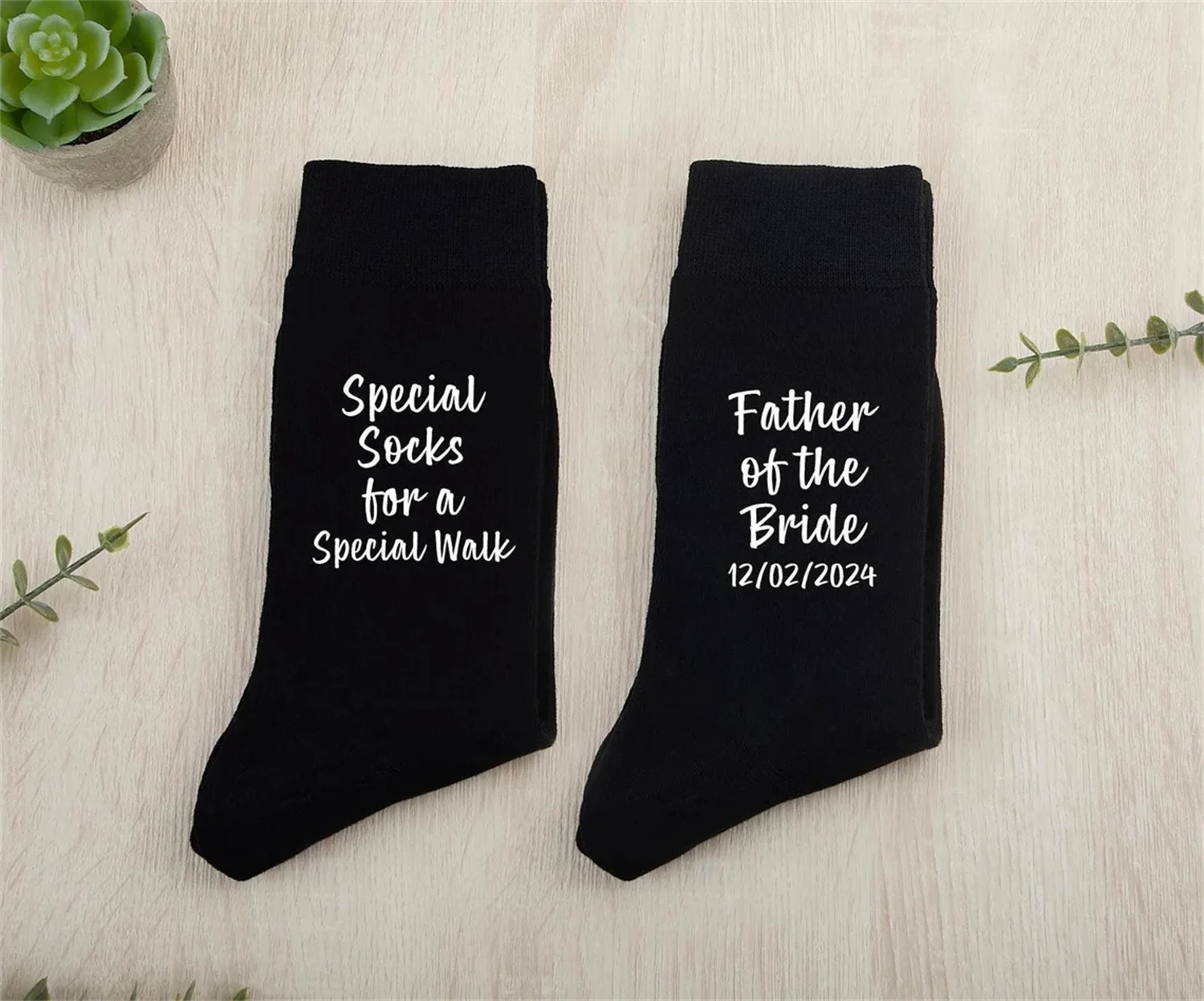 

Father of the Bride Socks, Special Socks for a Special Walk Socks, Wedding Party Socks, Father of the Bride Gift, Brides Father