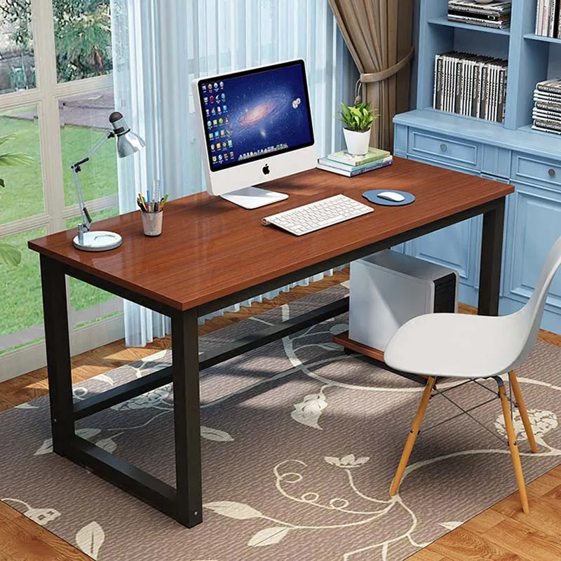 100*50cm Wooden Durable Computer Desk Laptop Table for Home Office Working Study Desk Table