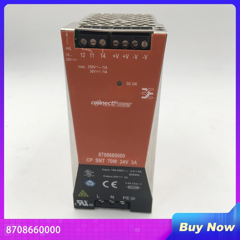 Switching Power Supply CP SNT 70W 24V 3A Output 24V 3A 8708660000