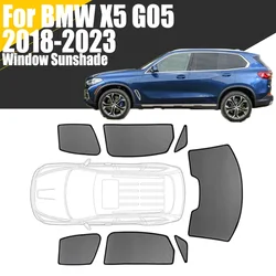 맞춤형 마그네틱 자동차 창문 햇빛가리개, BMW X5 G05 2018 - 2023 커튼 메쉬 앞 유리