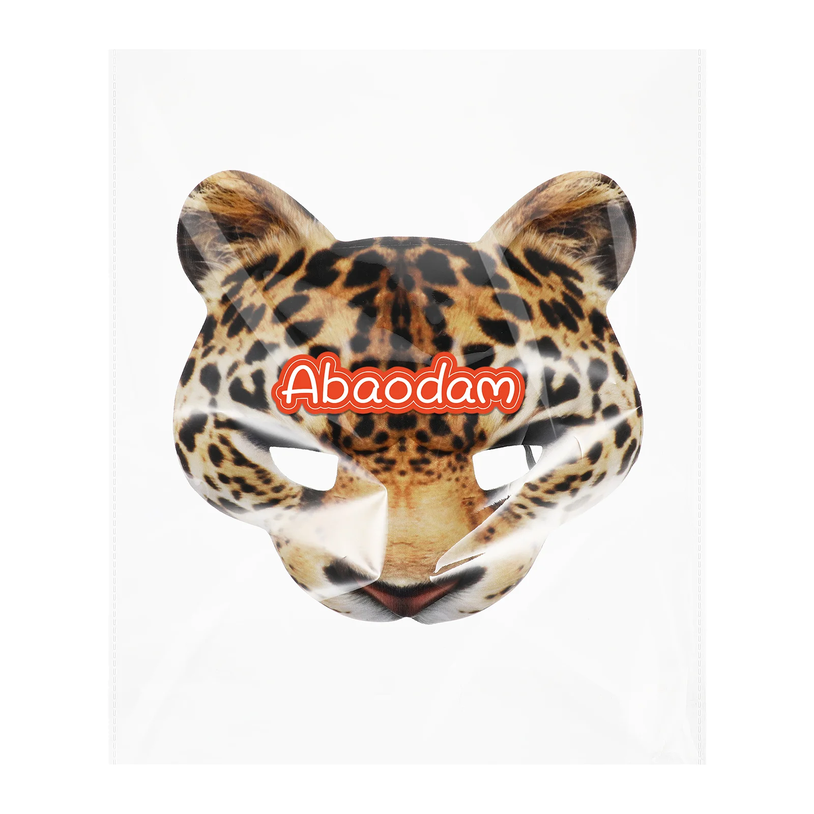 1pc Halloween Leopard Cosplay Mask Masquerade Half Face Mask Animal Mask Fancy Dress Party Supplies Masquerade Mask