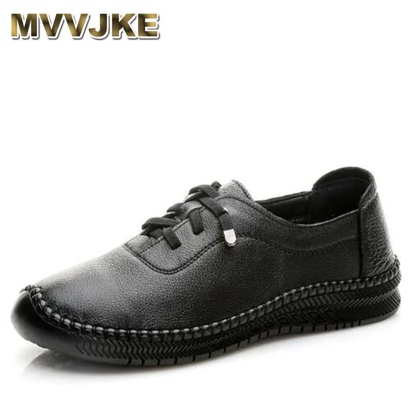 Spring Shoes Monther Manual New Thick-soled College Style Casual Loafers Genuine Leather Fashion Shoes Women