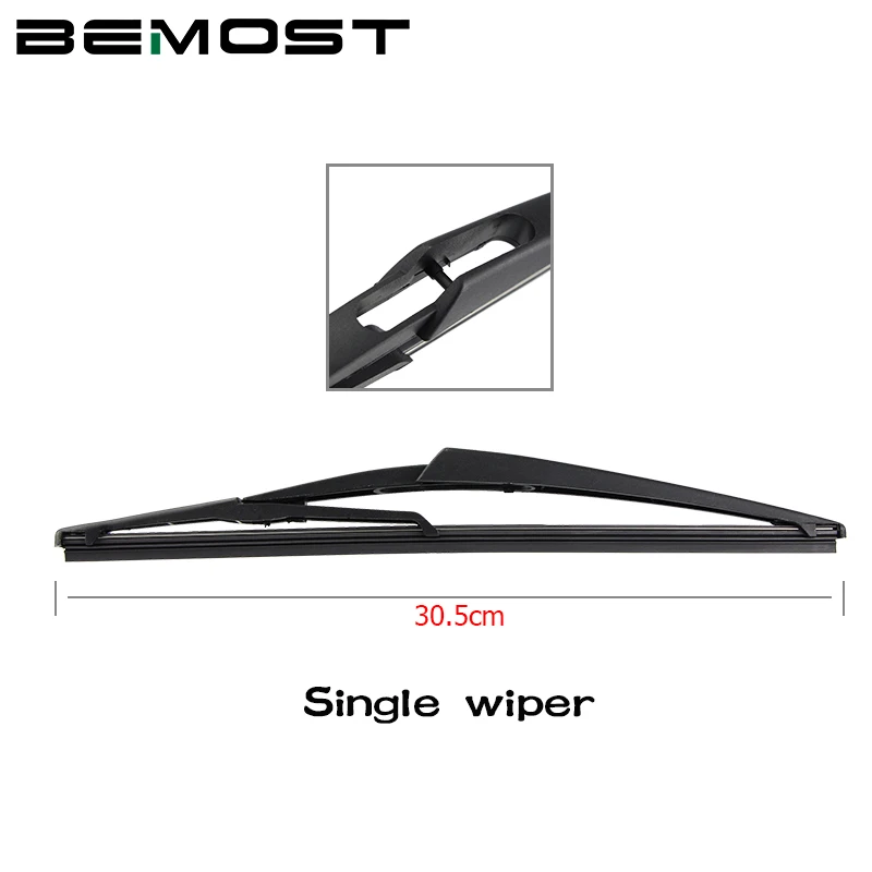 BEMOST Car Rear Windshield Wiper Arm Blade Brushes For Nissan Cube 305mm Hatchback 2002 2003 2004 2005 2006 2007 2008 Washer