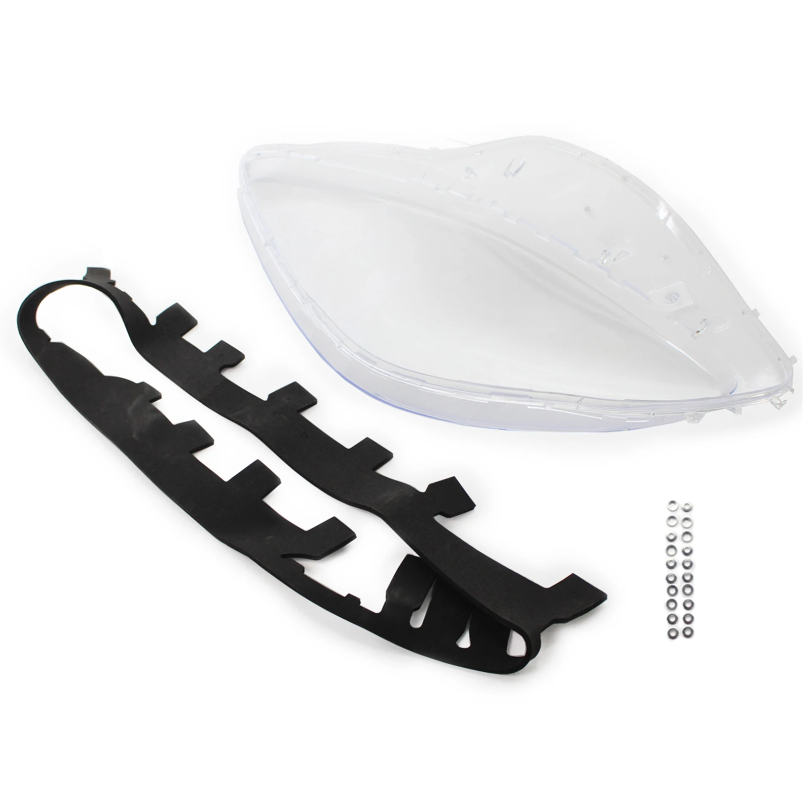 Headlight Lens Cover Headlamp Lens Plastic Shell Cover Headlight Assembly Replacement for Corvette C6 2005-2013