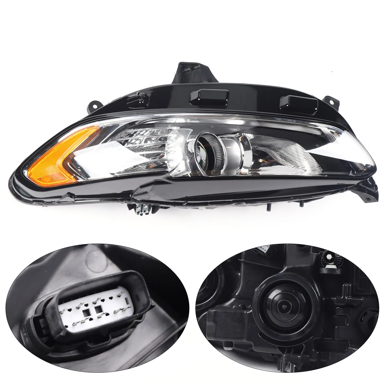 Left LH Driver Sid Headlight Light Lamp  for 2013 2014 2015 2016 Ford Fusion  FO2503304