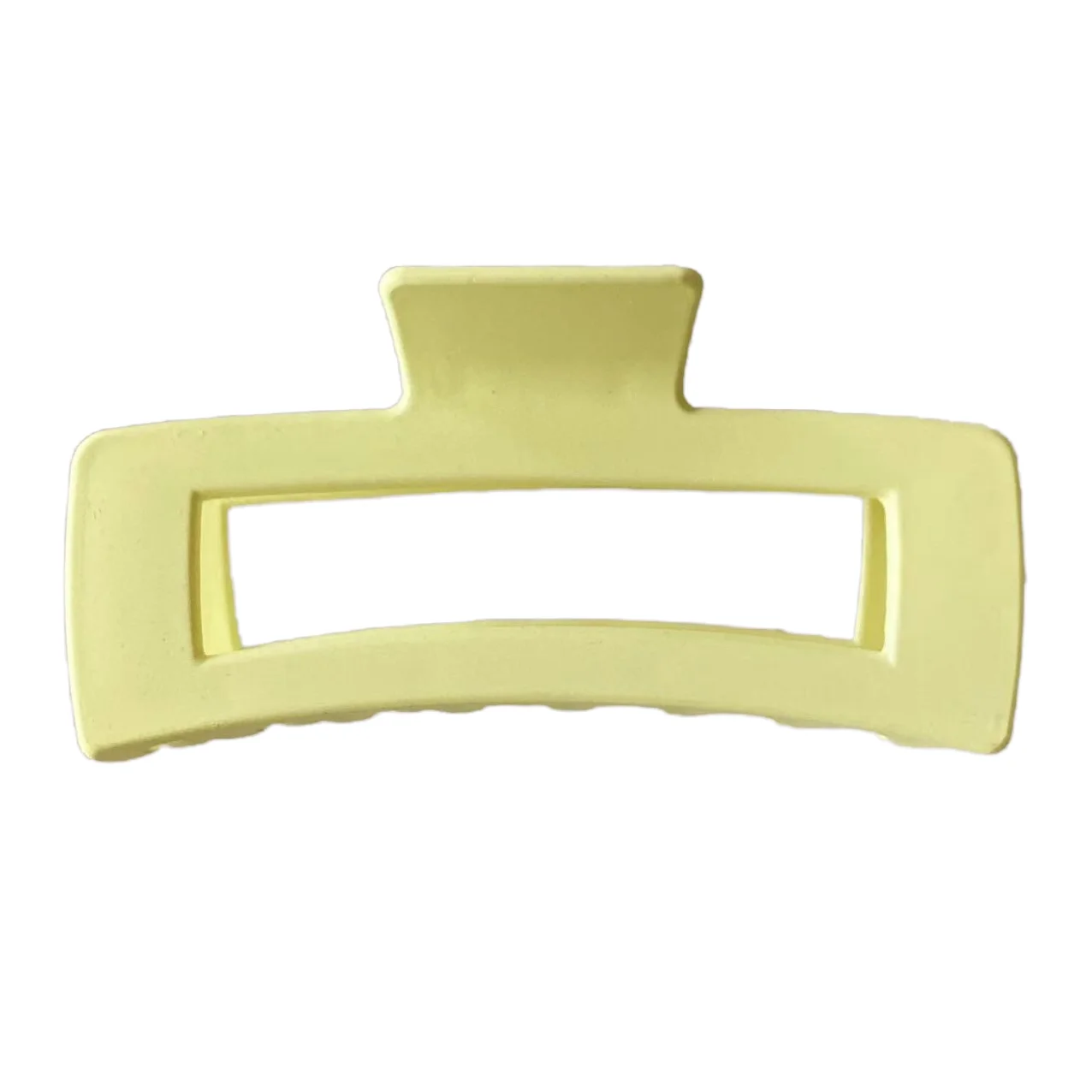 LOVELLO Plastic  Jumbo Square Hair Claw Clips for Women Accessories Solid Color Hair Dcoration Square Rectangle Hair Clips image 6